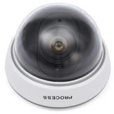Προσομοίωση της κάμερας 1500B Dome Ελέγχου CCTV ασφαλείας με αναβοσβήνων κόκκινο LED φως