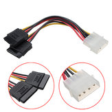 4 Pin IDE Molex naar ATA SATA Y Splitter Hard Drive Power Adapter Cable