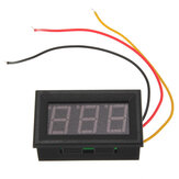 Mini medidor de voltaje digital, medidor de panel LED rojo, DC 0V a 99.9V