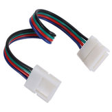 Led-to-led Konektör 4-Pin Tel, 10mm Genişlik için RGB 5050 Şerit