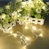 100 LED 10m Luz de Decoração de Cordão Branco Quente para Decorações de Natal Liquidação de Luzes de Natal