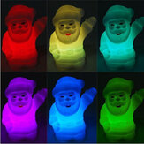 Colour Changing Christmas Claus Small LED Night Lamp 