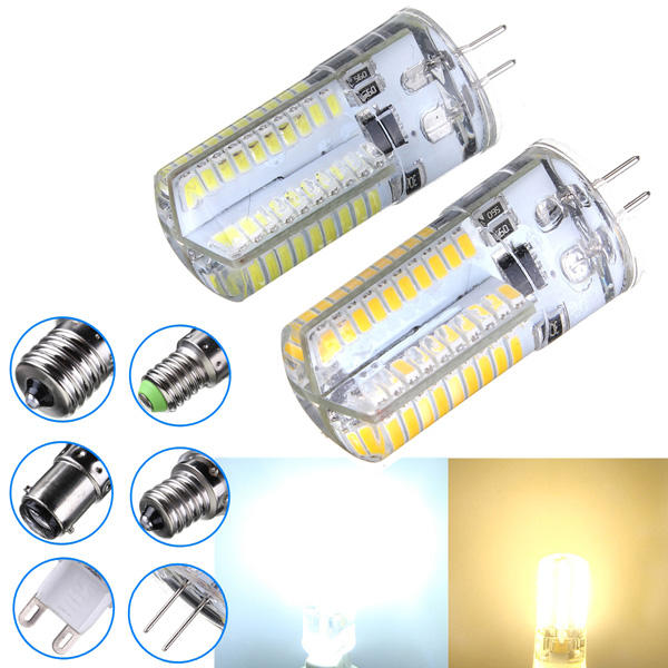 Dimbaar G4 3W Wit / Warm Wit 3014SMD LED Bulb Silicone 110-120V
