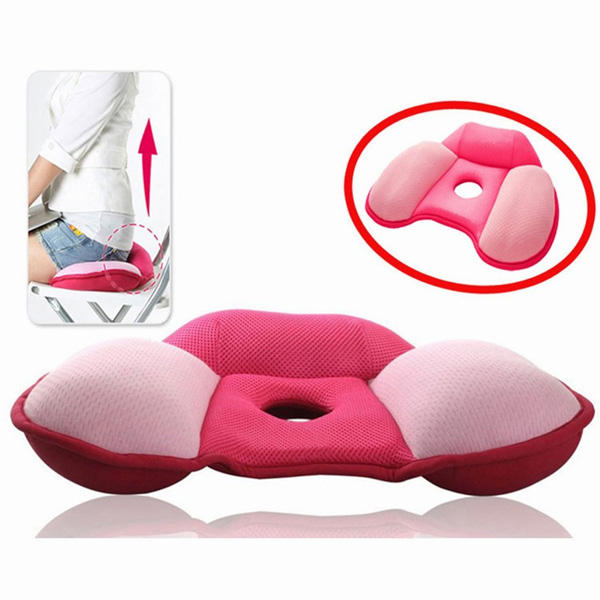 

Cotton Slow Rebound Massage Cushion Breathable Sofa Office Round Beautify Hip Cushion