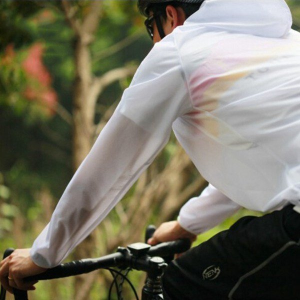 ROCKBROS Capa de lluvia ciclista a prueba de viento Capa de lluvia ciclista ventilada Poncho