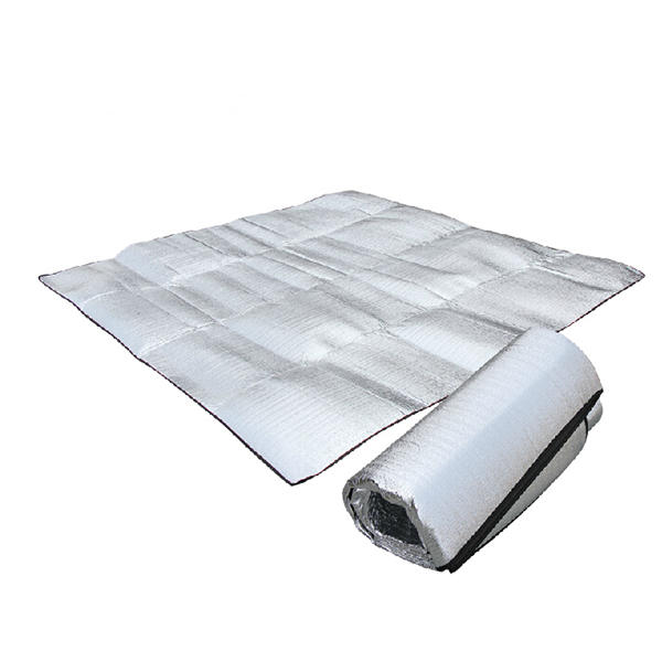 Acampar de picnic dampproof estera cojín impermeable película de aluminio de 200 * 150 