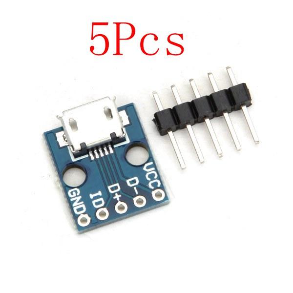5Pcs CJMCU Micro USB Interface Board Power Switch Interface