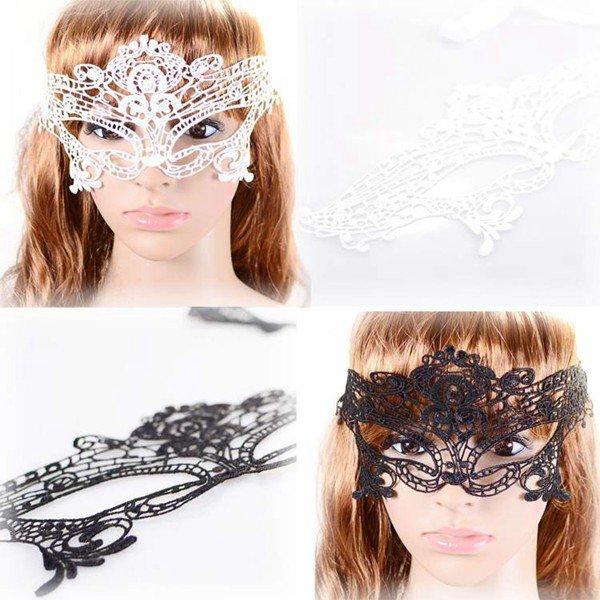 Venetian Sexy Black Hollow Lace Eye Mask Party Masquerade Mask