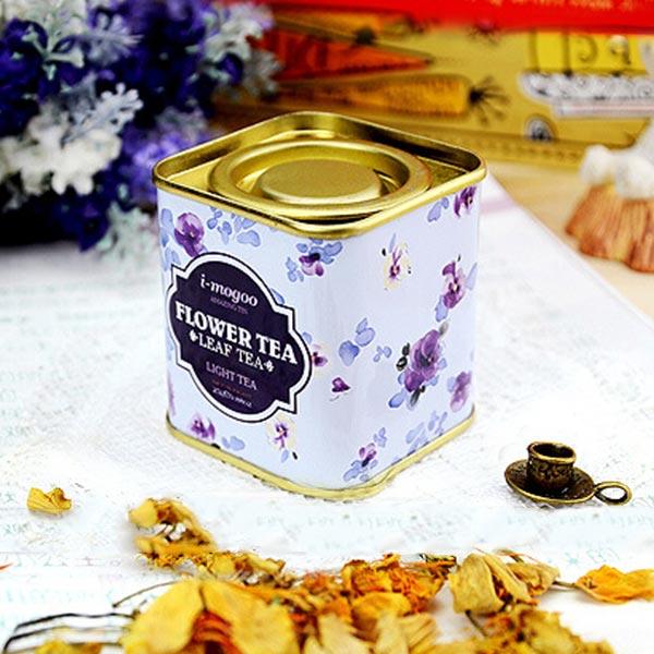 European Vintage Flower Tea Tin Box Candy Box Trouwdoos Geval Container Organization
