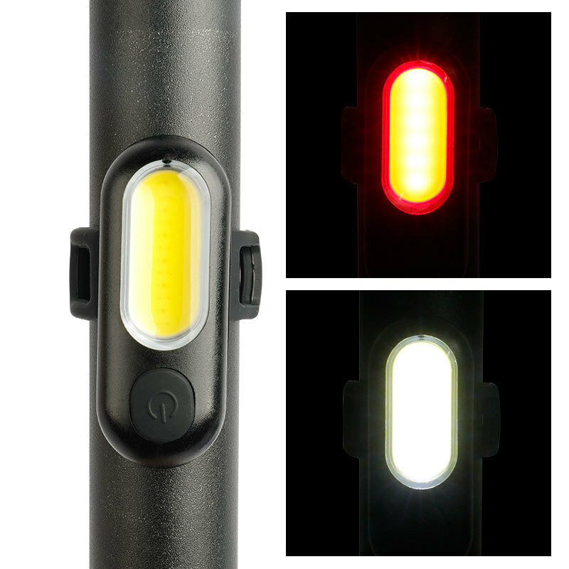

XANES® TL41 COB USB Rechargeable 5 Modes Waterproof Bike Tail Light Ultralight Warning Night Light