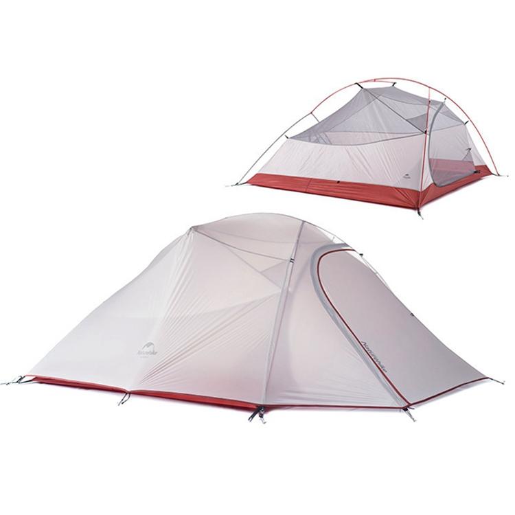 Naturehike NH15T003-T أوتور 3 أشخاص التخييم خيمة طبقة مزدوجة للماء أوف مظلة الستارة