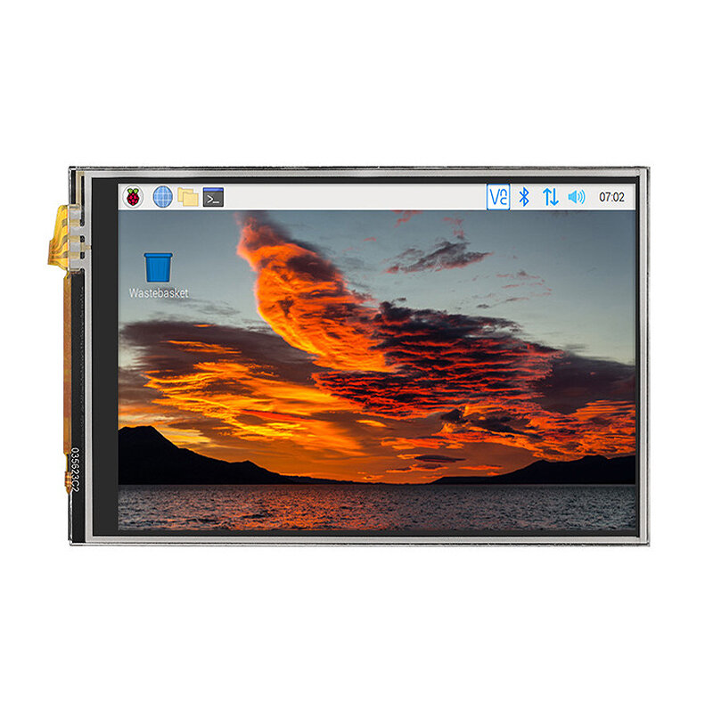 

Raspberry Pi 5 3.5-inch Display Raspberry Pi5 5B Resistive Touch Display Compatible with Radiator