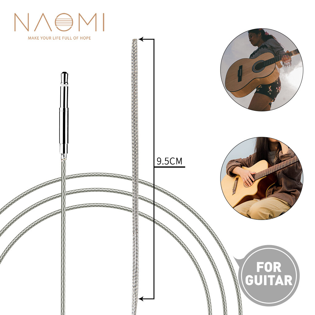 

NAOMI 10pcs Soft Acoustic Guitar Preamp Bridge Saddle Piezo Under Pickup Rod Piezo For Folk Guitar /Classical Guitar Use