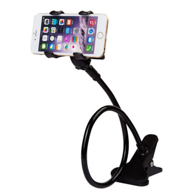 

Universal Lazy Bracket Mobile Phone Holder Gooseneck Stand Stents Flexible Bed Desk Table Clip Bracket for Smartphone Ho