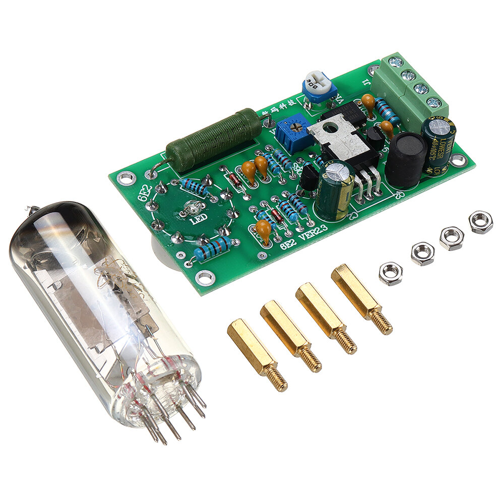 

6E2 Tube Amplifier Board DC12V Replacement EM81 Fluorescence Tuning Indicator Amplifier 6E2 Drive