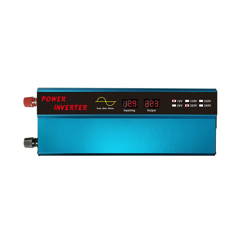 

DOXIN 1000W Pure Sine Wave Inverter Digital Display USB Car Inverter DC 12V/24V To AC 110V/220V Auto Voltage Converter T