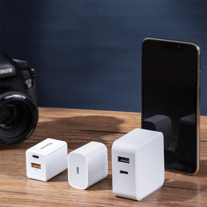 Baseus PD3.0 + QC3.0トラベラーPPSUSB-C 18W Quick USB Charger for Samsung Huawei