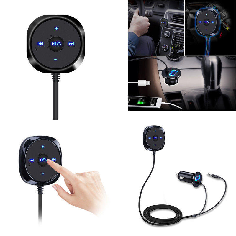 

BC20 Wireless bluetooth Receiver 3.5mm AUX Audio Music Receiver 5V 2.1A Car Charger