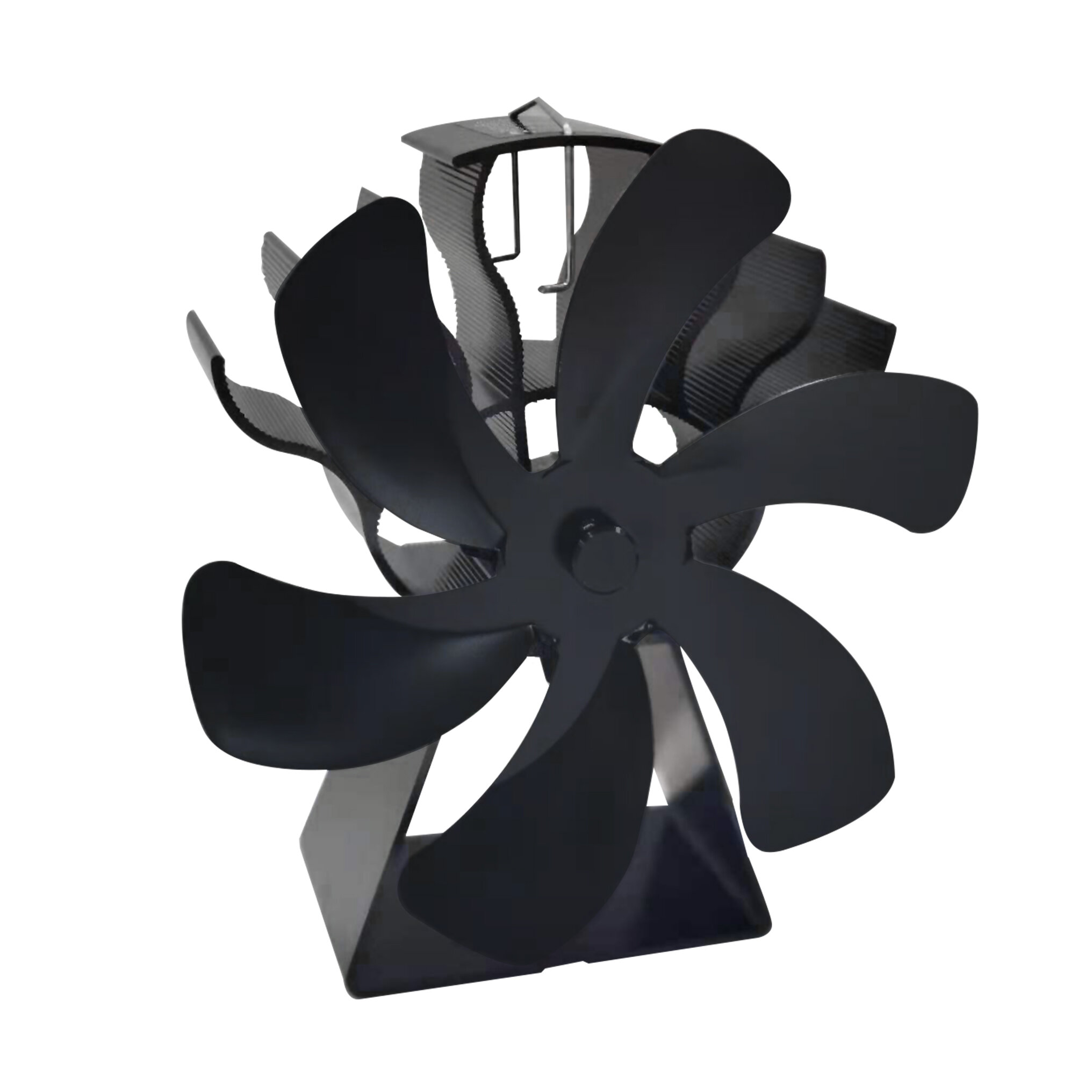 IPRee® Fireplace Fan 6 Blades Heat Powered Stove Fan Top Burner Fireplace Silent Eco Heater Fan Home Efficient Heat Distribution