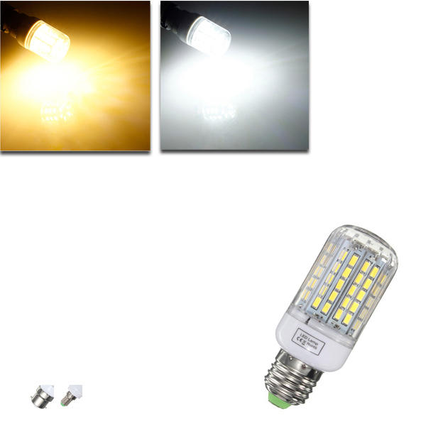 E27 / E14 / B22 Dimbare 9W AC110V LED-lamp Wit / Warm Wit 96 SMD 5730 Corn Light Lamp