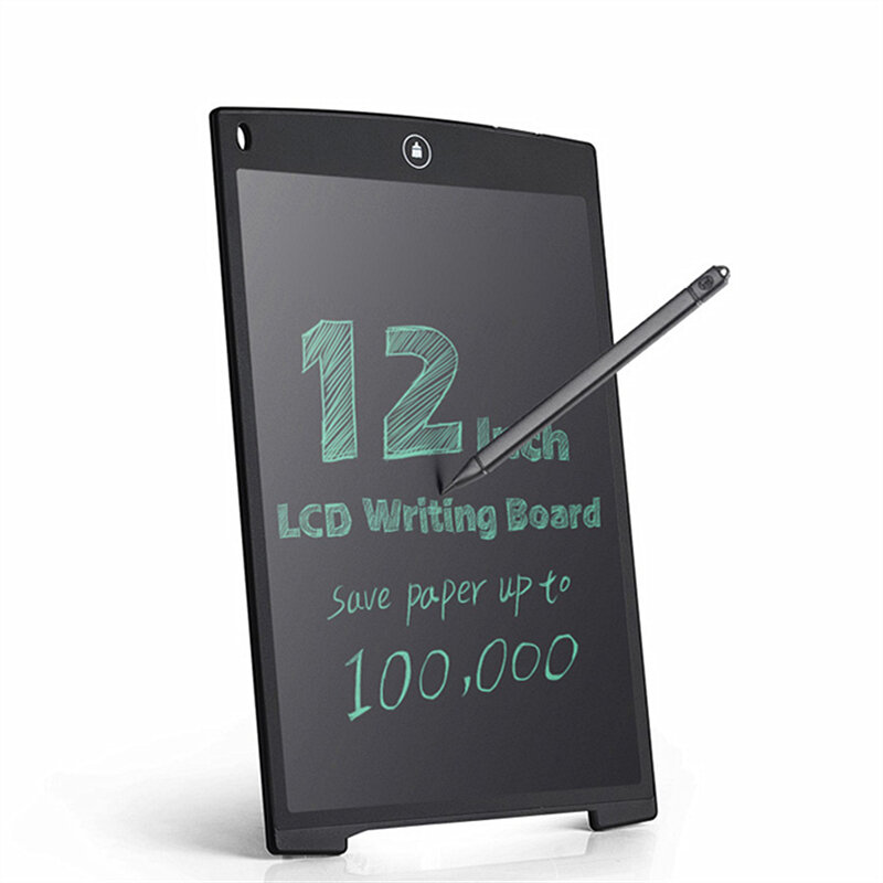 

12 дюймов LCD Обновить Многофункциональный планшет для письма 3 в 1 Мышь Блокнот-линейка Доска для рисования Блокноты дл
