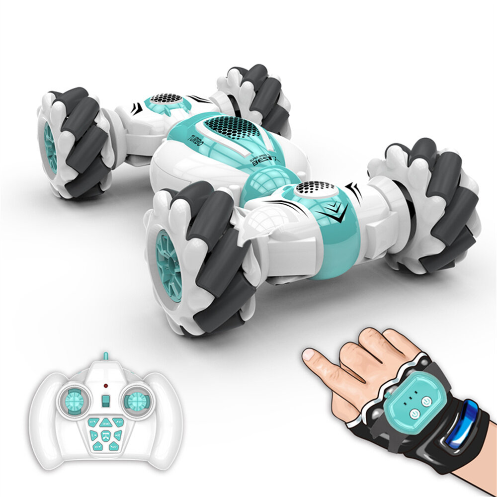 X-Power RC Stunt Car 2.4G Remote Control Gesture Sensor All-Terrain Toy Double Sided Rotating Off Ro