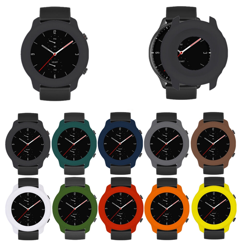 Bakeey siliconen displayfolie horlogekast Cover voor Amazfit GTR 2 Smart Watch