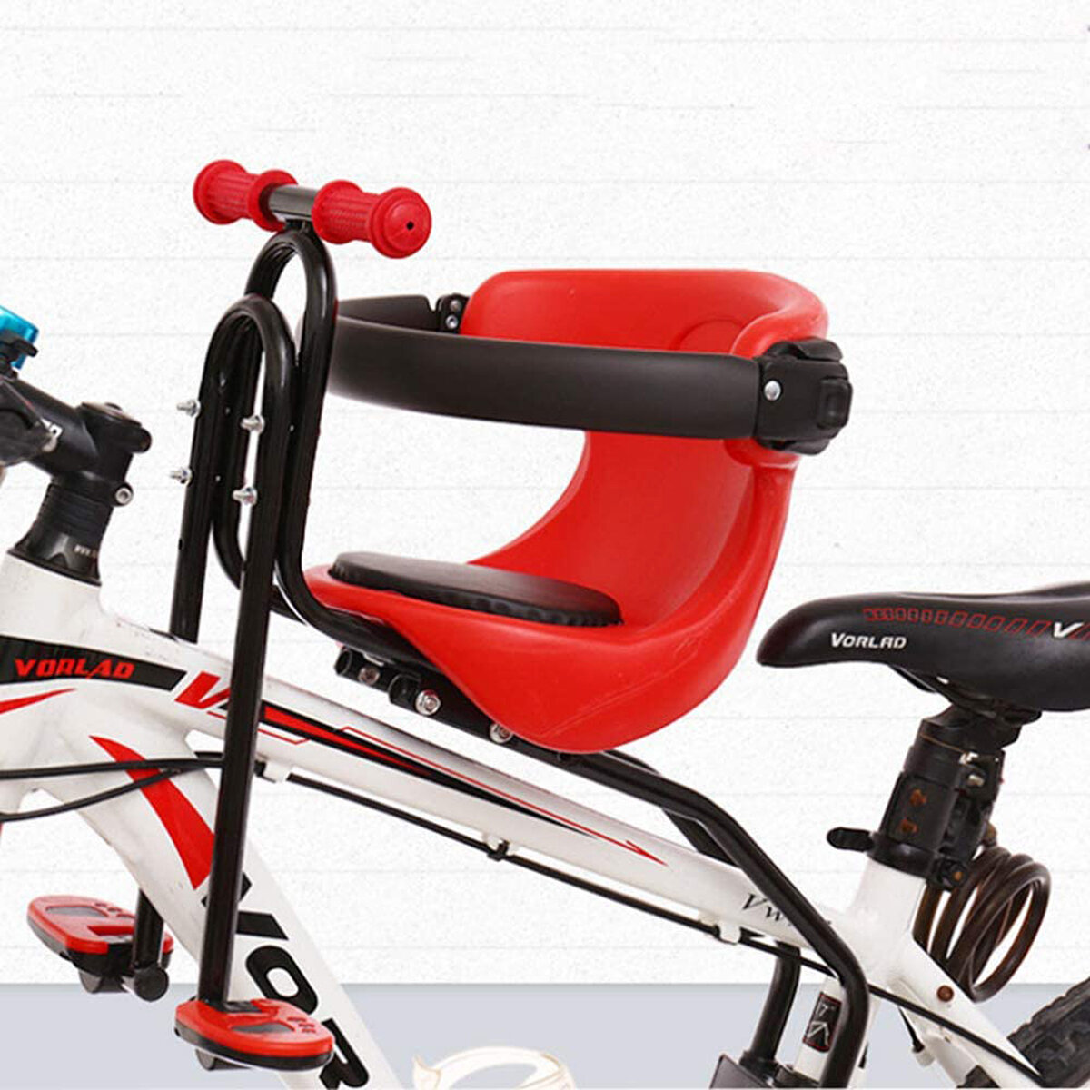 Children's Baby Bicycle Front Seat Foldable Portable Ultralight Bicycle Seat Carrier Cycling Seat Ba