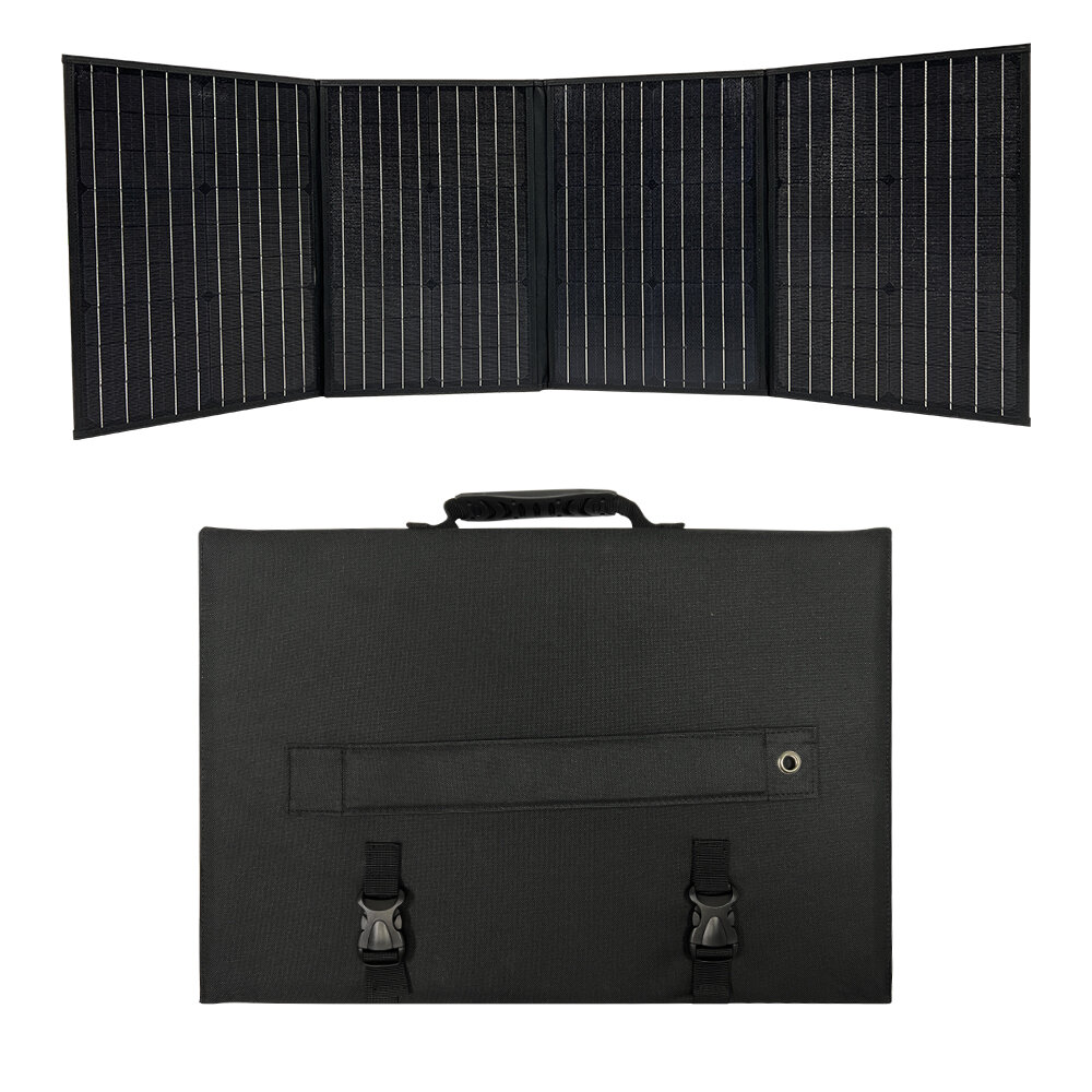 [EU Direct] ANSUN Pannello solare pieghevole da 120 W per generatore solare con caricabatterie solare impermeabile per RV, laptop, generatore solare, furgone da campeggio