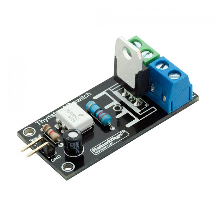 

5Pcs RobotDyn® Thyristor AC Switch Relay Module 3.3V/5V Logic AC 220V/5A Peak 10A