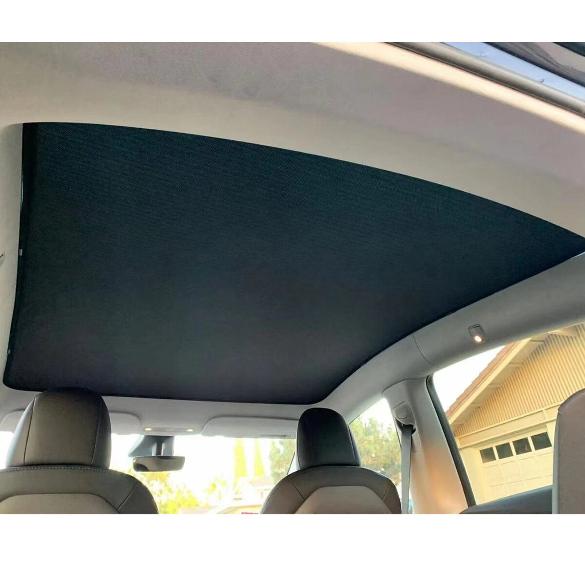 2pcs Glass Roof Sunshade Sun Visors Shading Plate Light Barrier with UV/Heat Insulation Covers For T