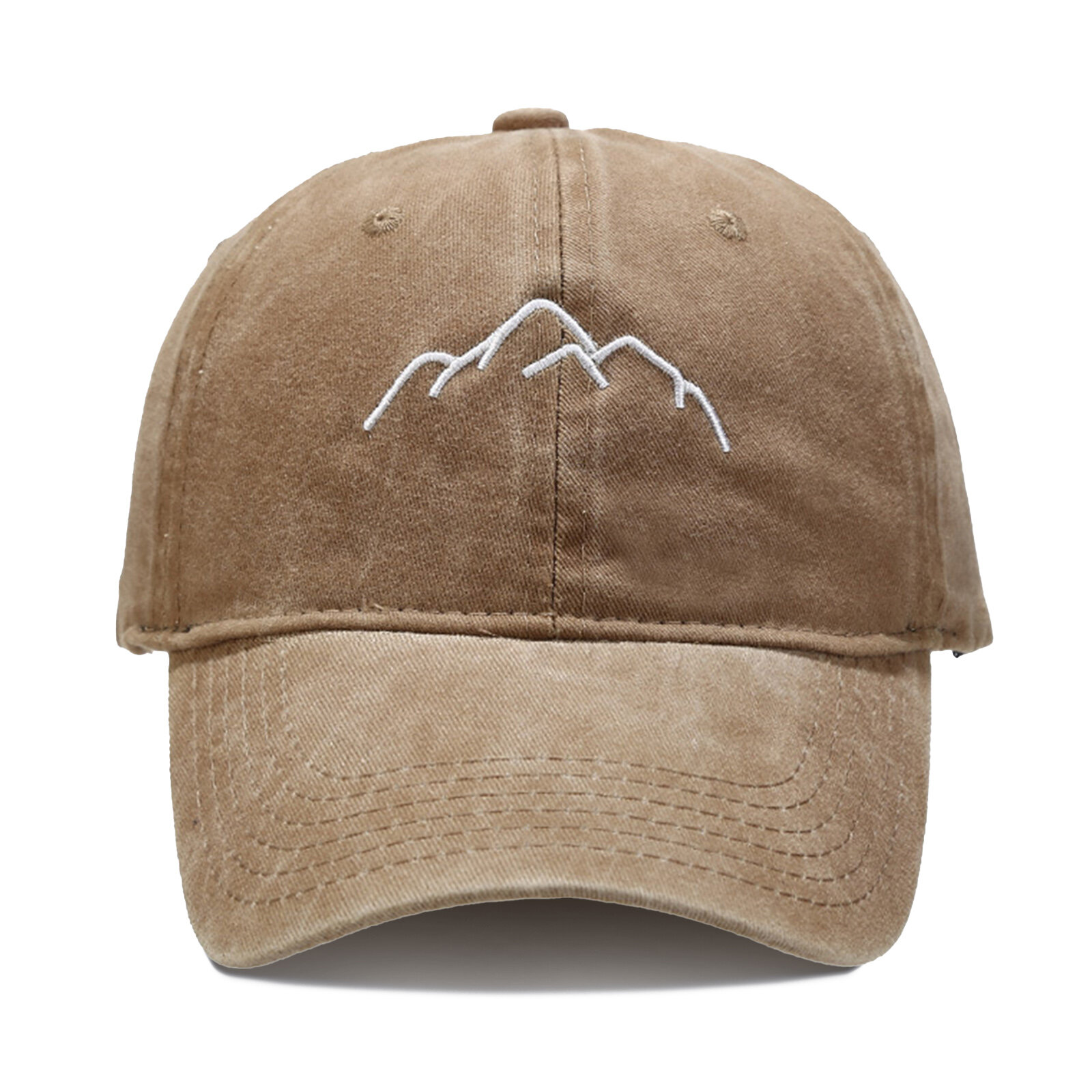 

Neutral Cotton Outdoor Sports Washed Old Mountaineering Fishing Hat Sunscreen Sunshade Baseball Cap