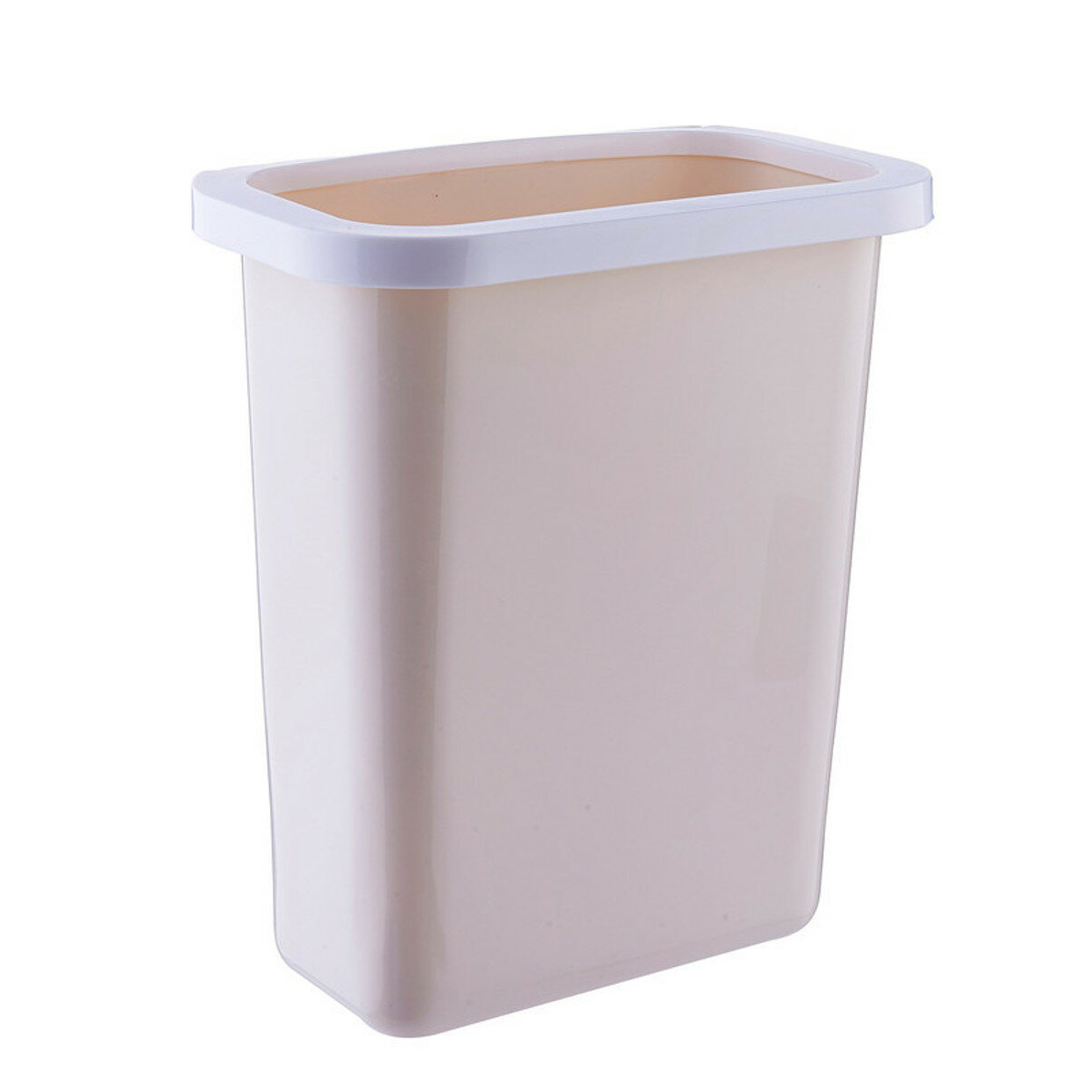 

Wall-mounted Trash Can Kitchen Door Hanging Garbage Storage Bucket Waste Bin Wastebasket for Office Home Bathroom Kitche