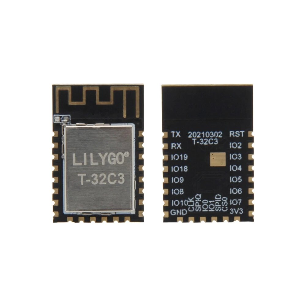 LILYGO? TTGO T-32C3 ESP32-C3 Module RISC-V 32 Bit Microprocessor 4MB Flash Ondersteuning Wi-Fi Bluet