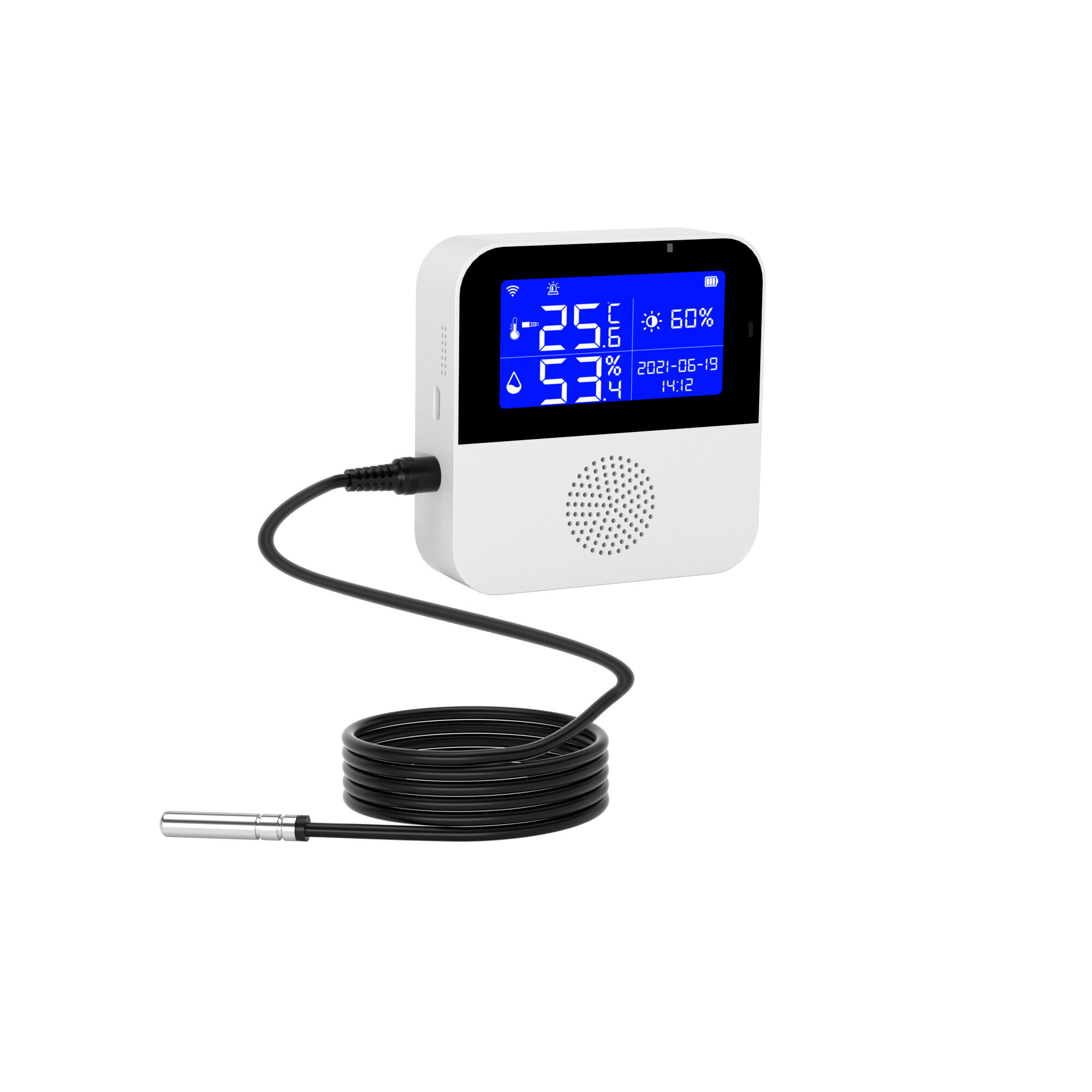 Στα 14.03€ χαμηλότερη τιμή ως σήμερα από αποθήκη Κίνας | Tuya WiFi Temperature Humidity Sensor With LCD Display Smart Life Remote Monitor Indoor Thermometer Hygrometer Via Google Alexa