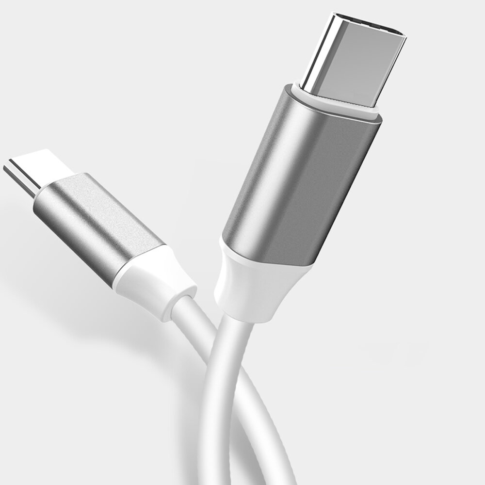 

Bakeey Dual USB-C Data Cable Type C to Type C PD 60W Fast Charging Line For MI10 Note 9S UMIDIGI A7 Pro ELEPHONE E10 DOO