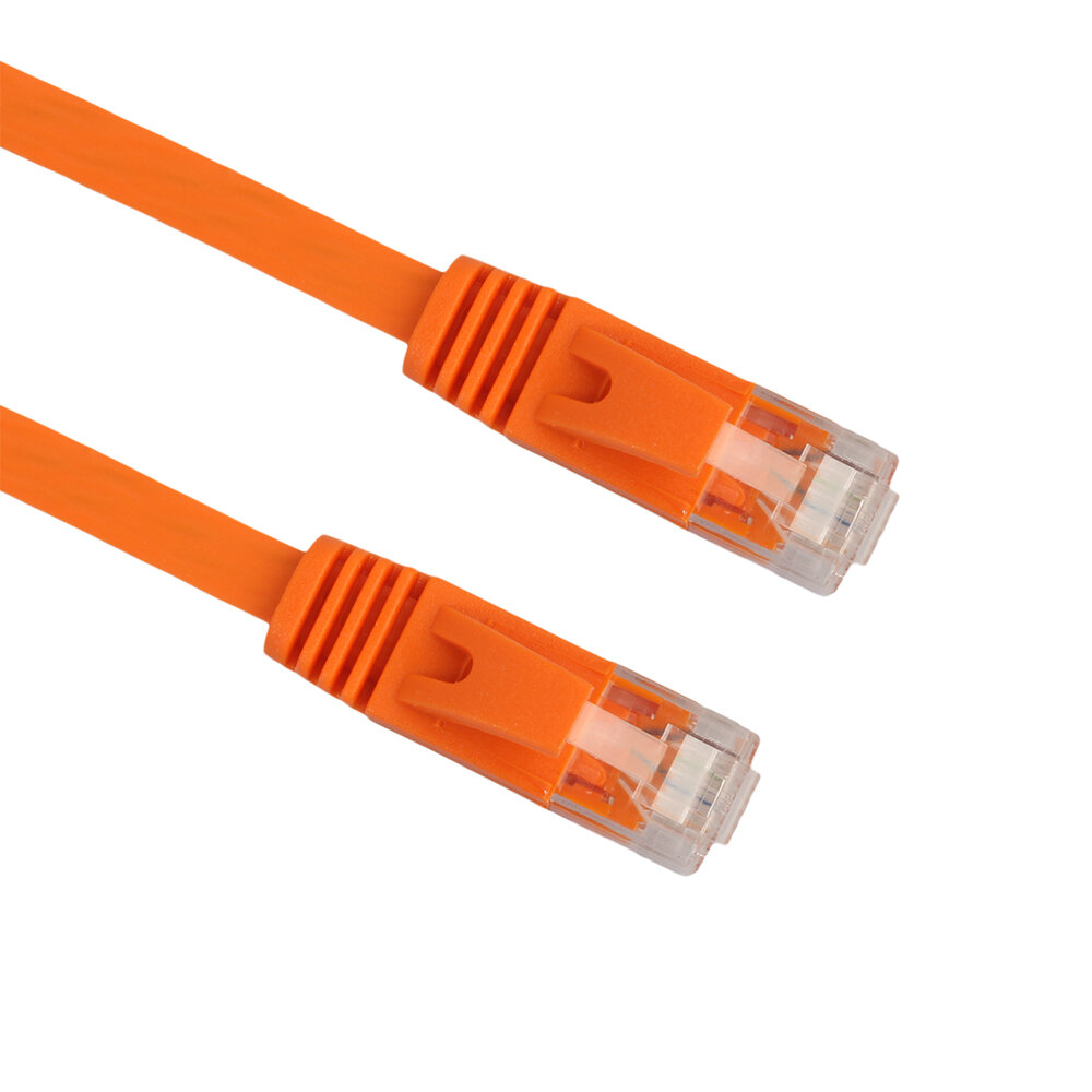 

REXLIS CAT6 Ethernet Patch Internet Cable RJ45 Network Cable Patch Cord for Internet Router Orange