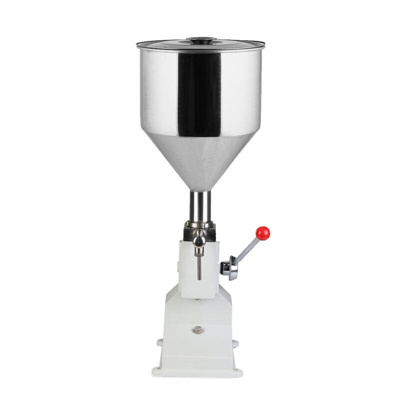 A03 5-50 ML Adjustable Manual Liquid Filling Machine 10L Commercial Liquid Dispenser for Paste Cosme