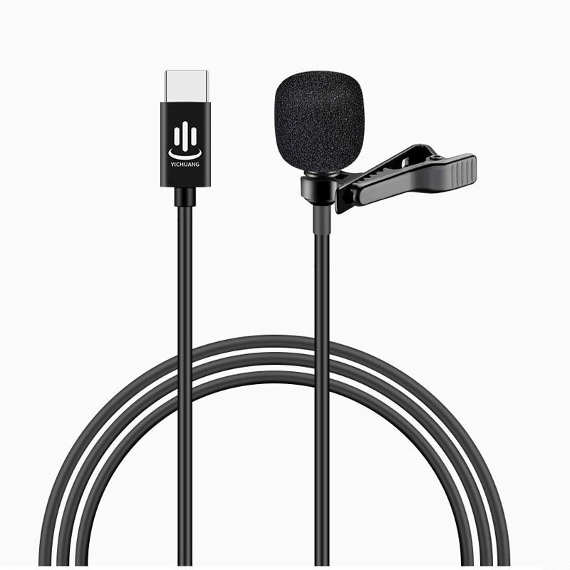 

Bakeey YC-LM10 Type-C Lavalier Condenser Microphone Phone Audio Video Recording for Tablet Huawei P30 P40 Mi10 Note 9S