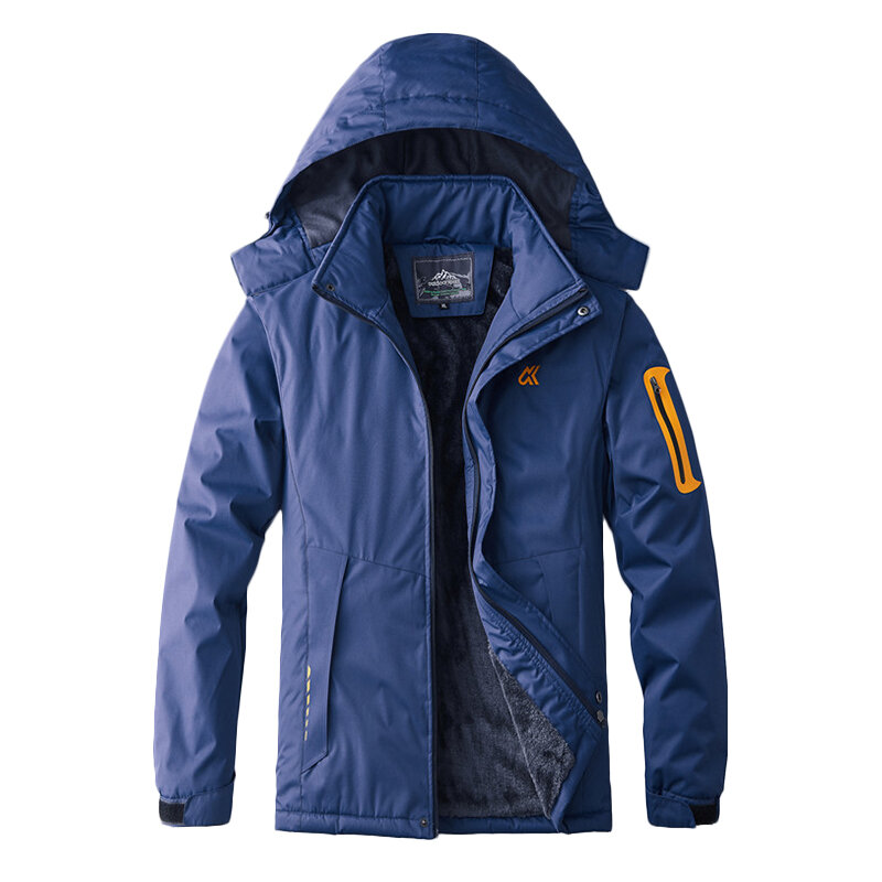 Men's Winter Fleece Warm Waterproof Windproof Outdoor Jacket