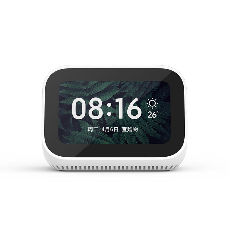 Xiaomi AI Touch Screen bluetooth 5.0 Speaker Digital Display Alarm Clock WiFi Smart Connection Speaker