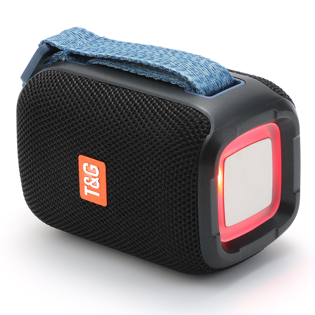 TG339 bluetooth Speaker LED Lights HIFI Stereo Sound Wireless Speakers Portable Outdoor Speaker with Mic