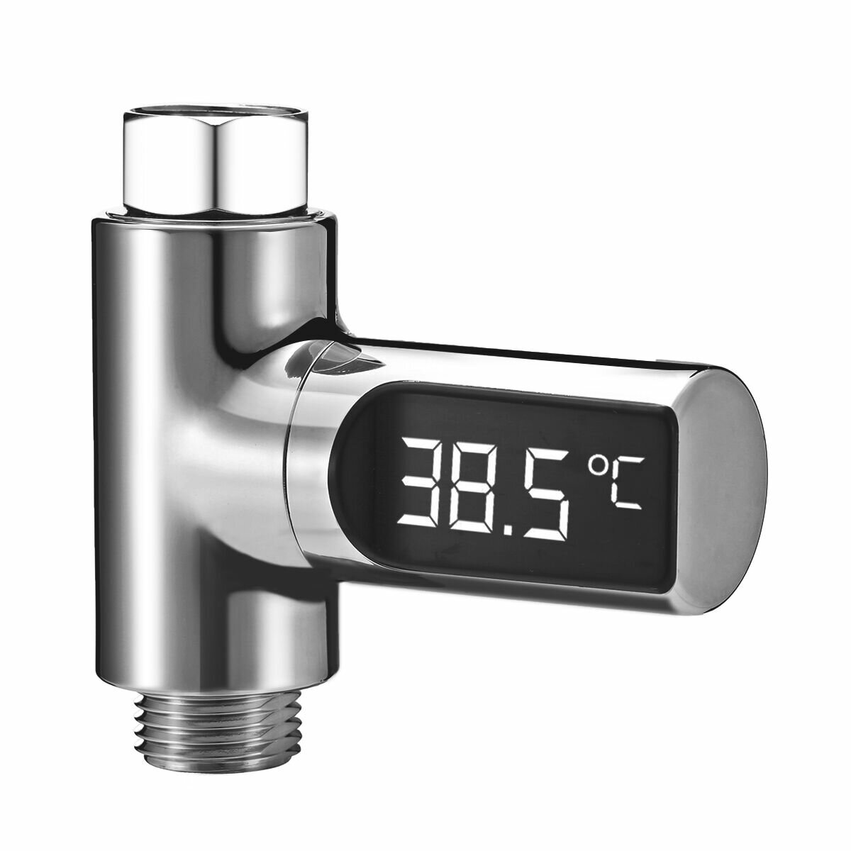 LW-101 LED-display Home Waterdouche Thermometer Flow Zelfopwekkende elektriciteit Watertemperatuurmeter Monitor Energie Smart Meter voor babyverzorging