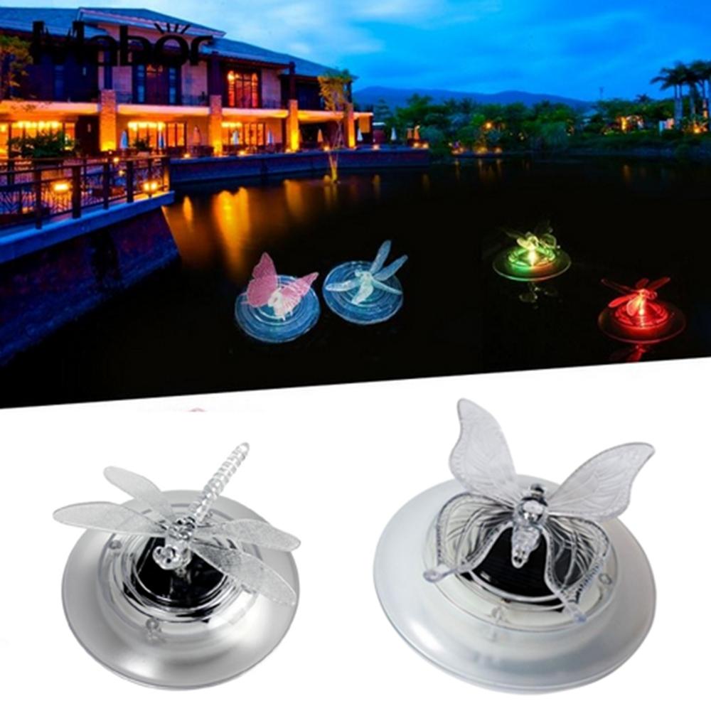 US Outdoor Solar LED Floating Light Butterfly Lamp Pool Light Pool Color Change