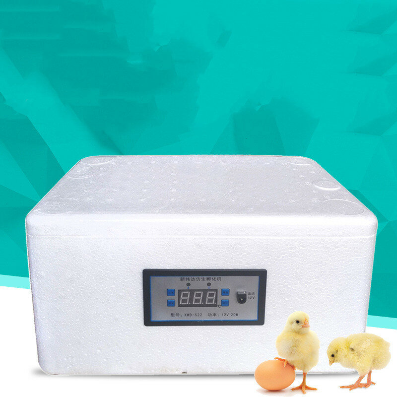 22 Eggs Dual Power Eggs Incubator Digital Mini Automatie Incubatores for Hatching Turkey Goose Quail