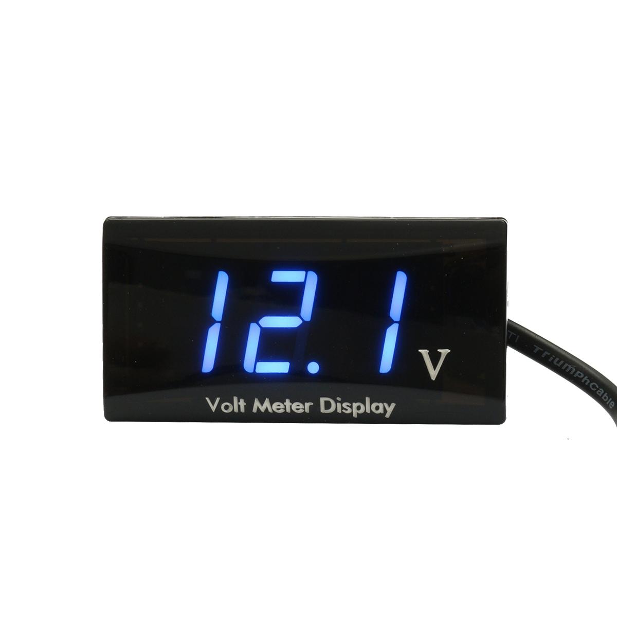 12V Waterdicht Voltage Panel Meter LED Digitale Display Volt Meterr Voor Auto Motorcycle
