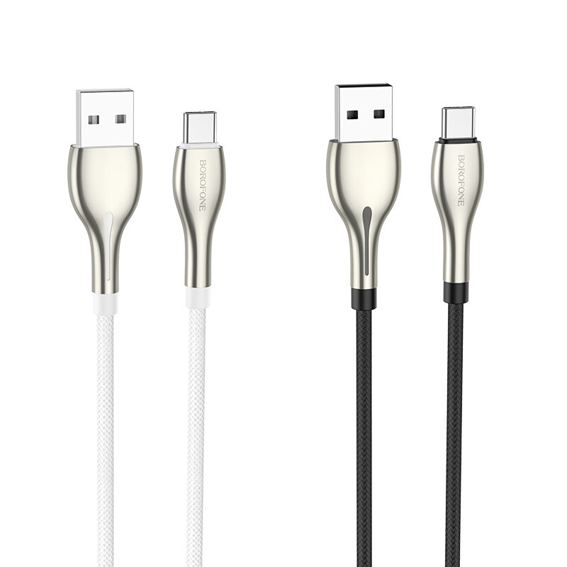 

BOROFONE BU29 60W USB-A to USB-C Cable PD3.0 Power Delivery QC4.0 Fast Charging Data Transmission Cord Line 1.2m long Fo