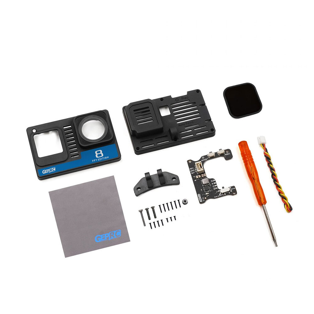 GEPRC G8N Kits Naked GoPro Hero 8 Case met BEC Board voor FPV RC Drone