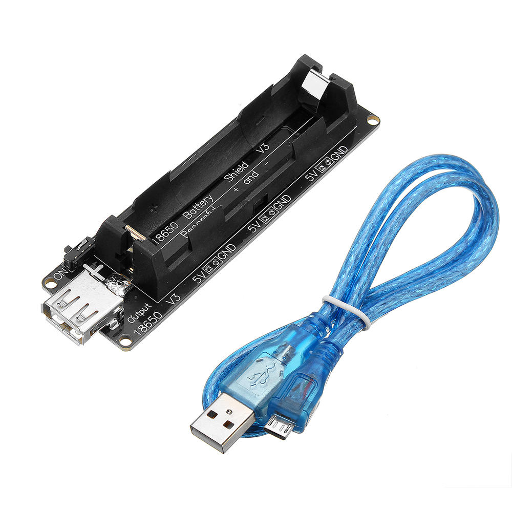 3 stks ESP32 ESP32S 0.5A Micro USB-opladerbord 18650 Batterijoplaadschild Geekcreit voor Arduino - p