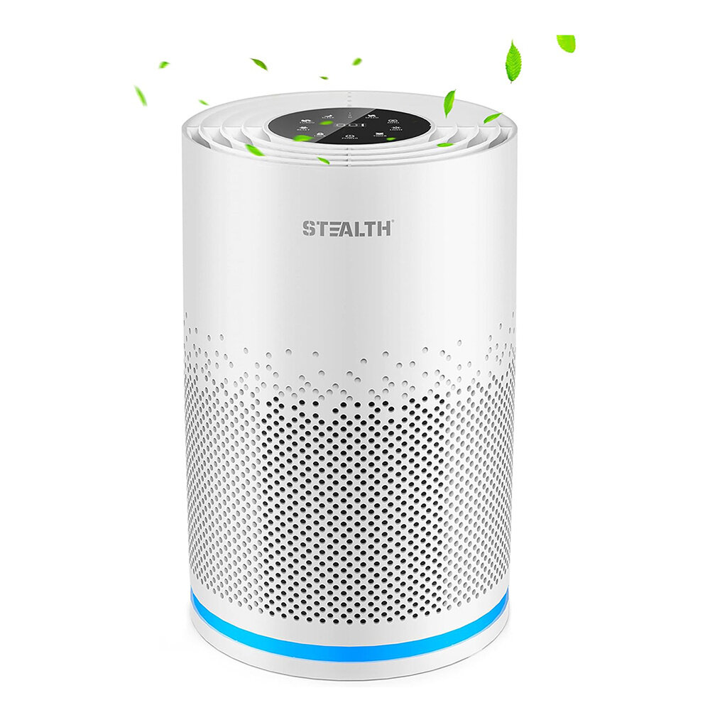 

[US Dircte]STEALTH Air Purifier for Home, H13 True HEPA Filter, Covers up to 323 sq.ft, Remove 99.97% of Airborne partic